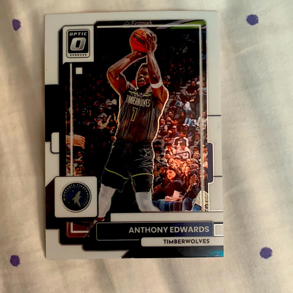 Anthony Edwards rookie optic card 2022